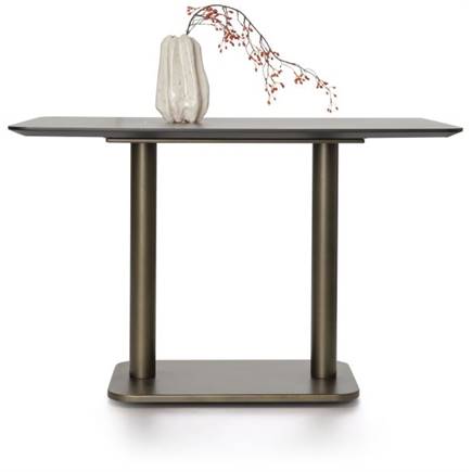 Coco Maison Brest bistrotafel marble light grey 120x75cm Goud